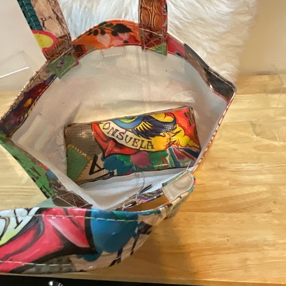 Consuela Orange and Yellow Mini Bag Artistic Flair - Picture 10 of 15